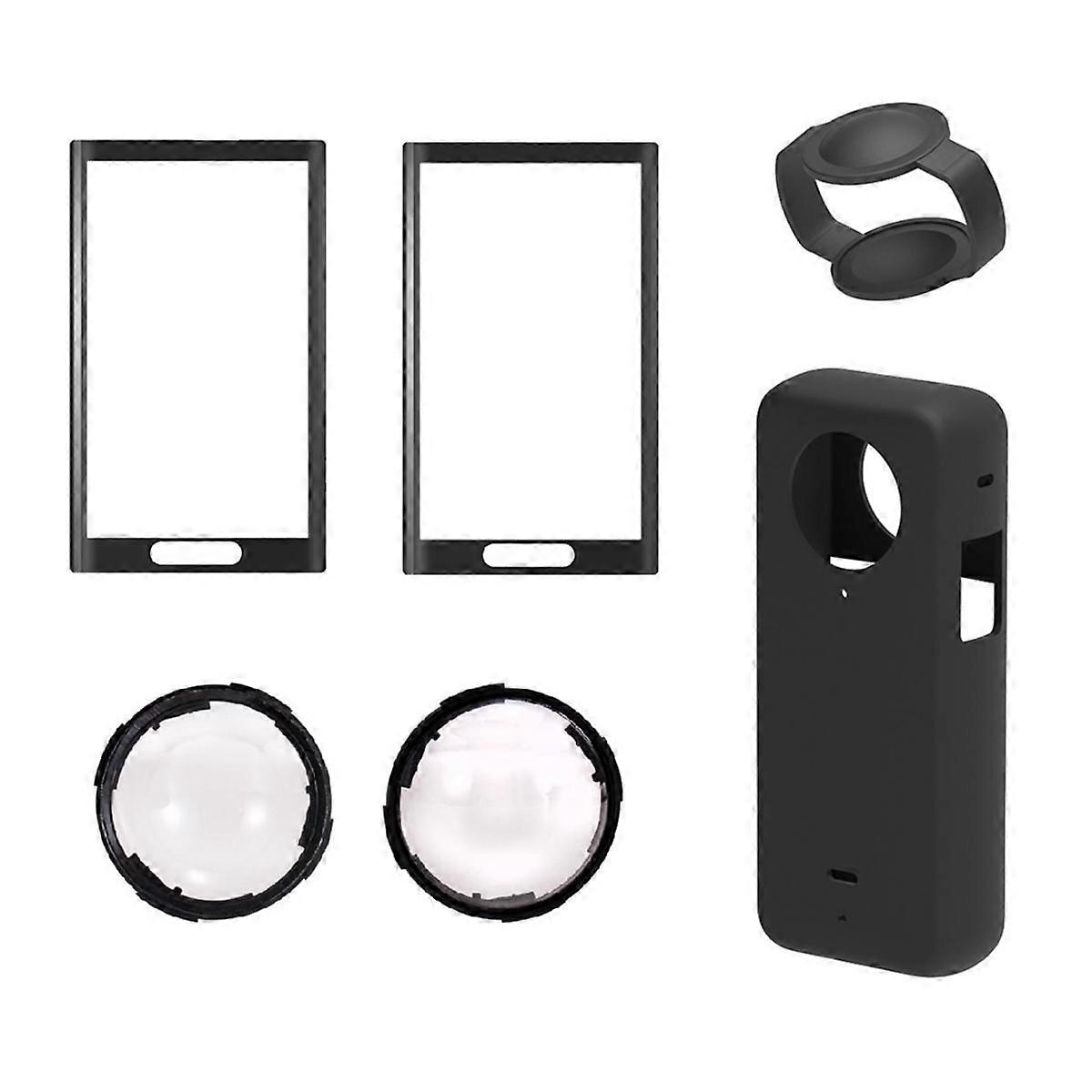 Lens Guard Silicone Case Screen Protector for X4 Accessories Anti-Scratch Tempered Glass Protective Film