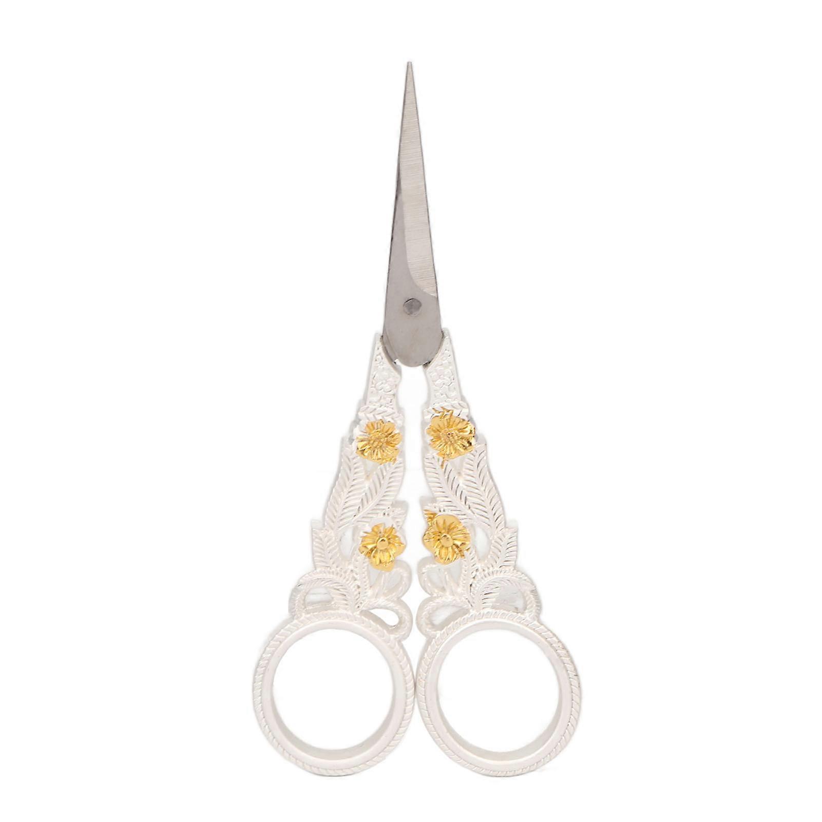 Embroidery Scissors Comfortable Handle Fine Workmanship Portable Scissors for DIY Crafts Knitting Thread Cutting