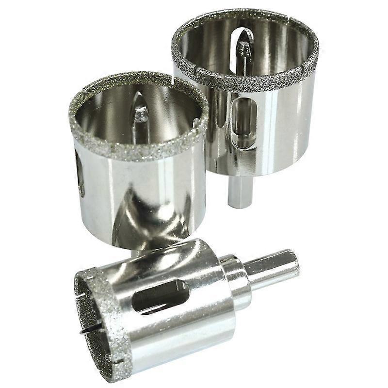 28mm Diamond Coating Drill Bits Hole Saw,Long Life Hole Cutter Opener for Glass Ceramic Tile Marble Ceramics Bottles Etc 3PCS