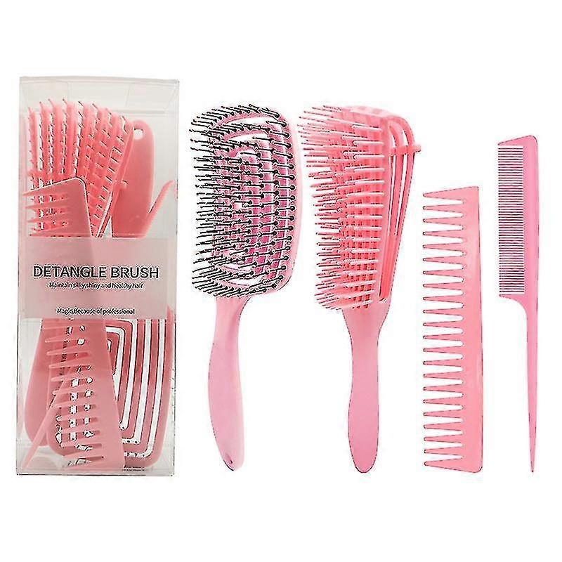 Ensemble de 4 brosses à cheveux professionnelles