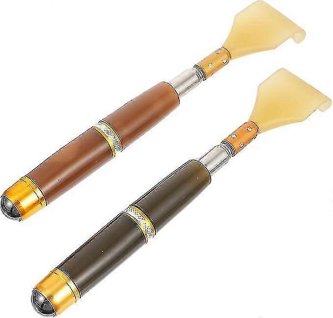 2 יח 'חיקוי קרניים, פטיש גירוד, מגרד גב מעשי, מגרד גב טלסקופי, כלי עיסוי פנים, מעסה נייד, מעסה פנים, s