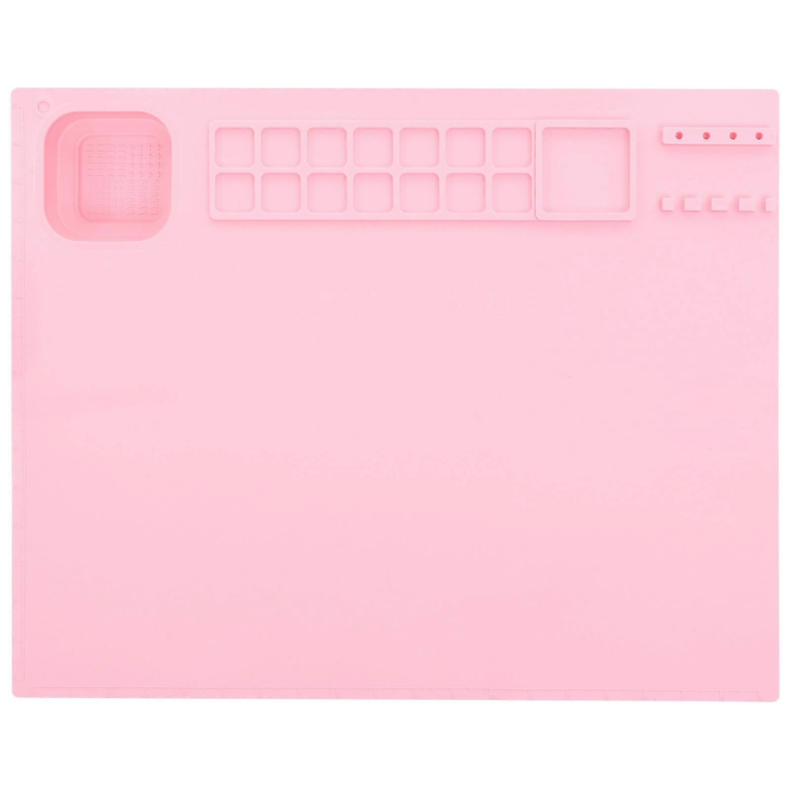 1 Set of Paint Pallet Silicone Paint Tray Painting Color Mixing Plate Painting Pallet Color Mixing Plate