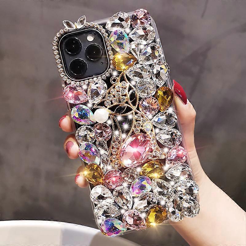 Moda Phone shell é adequado para IPhone 11 12 13 14 pro max Rhinestone