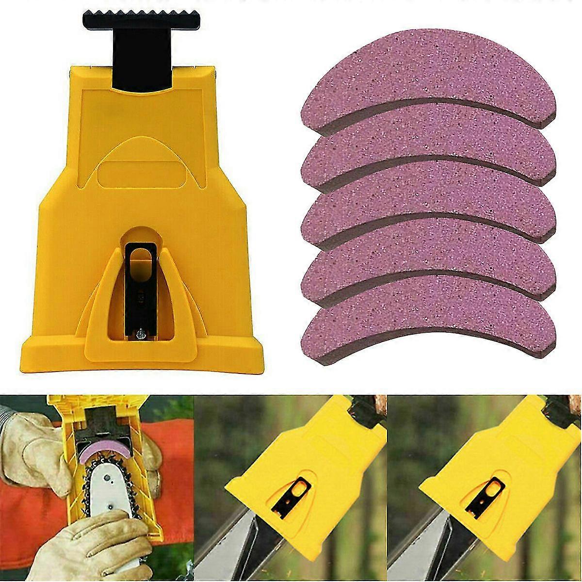 Chainsaw Teeth Sharpener Saw Chain Professional Woodworking Kit Tool