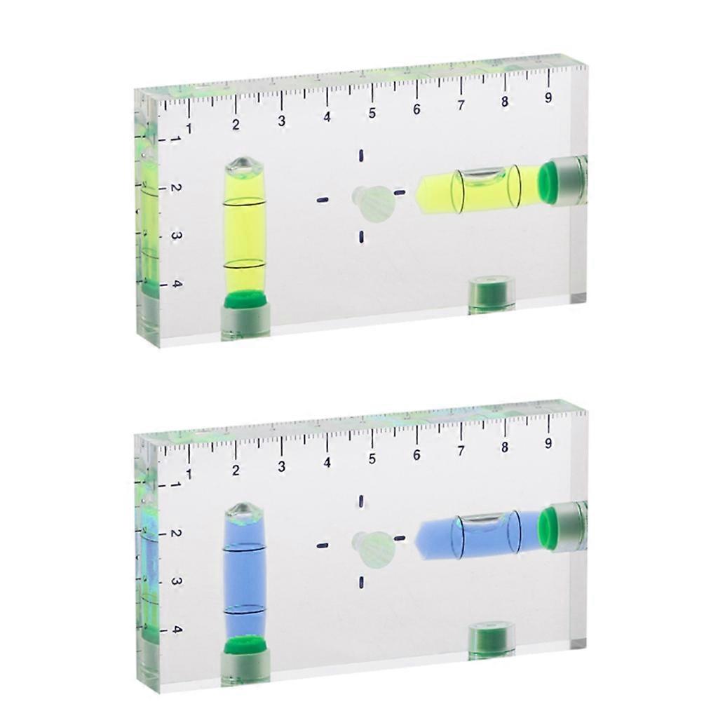 Magnetic Mini Bubble Level Two directions Spirit Level Picture Hanging Levels