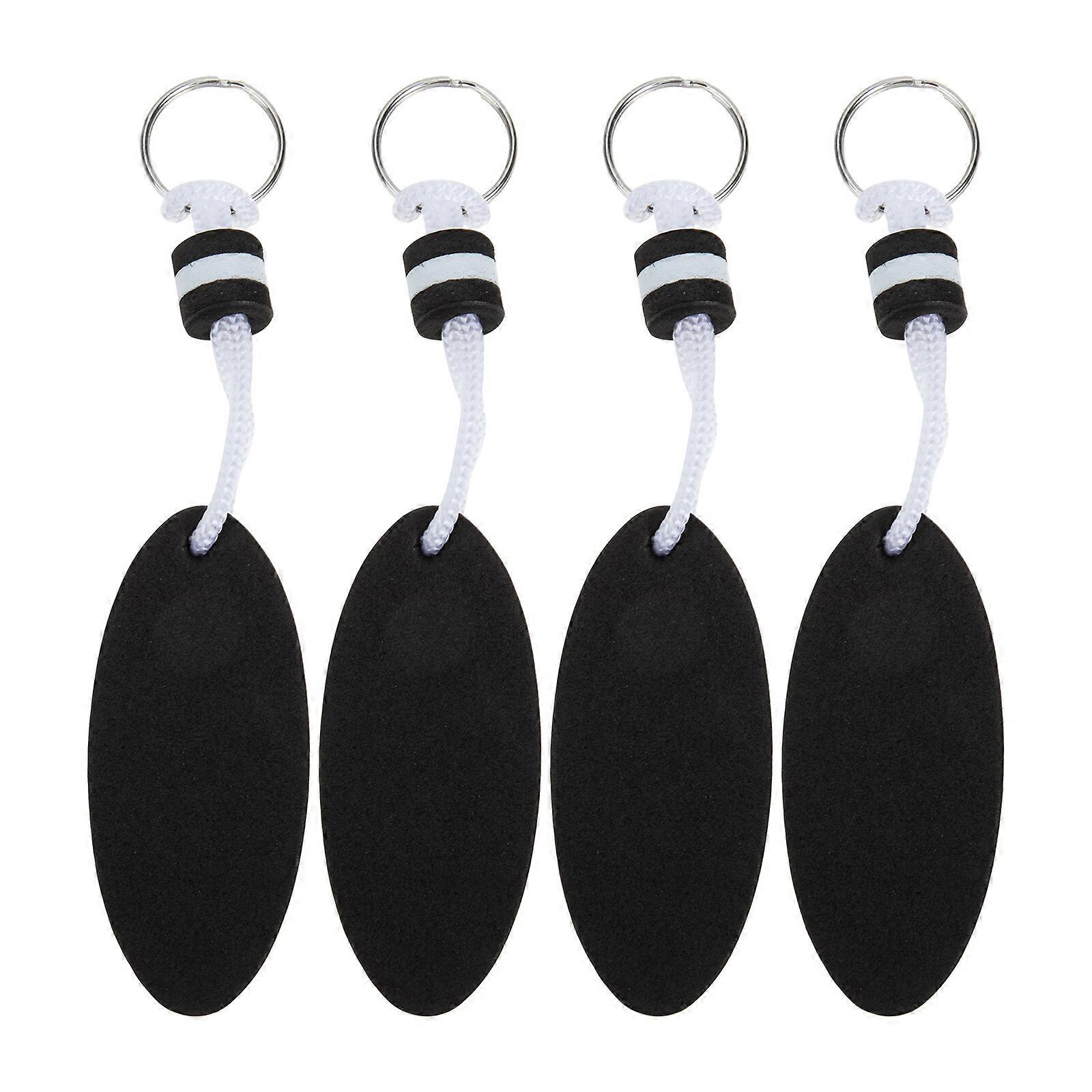 4Pcs EVA Key Chain Floating Keychain Waterproof Key Chain Surfboard Pendant Keychain