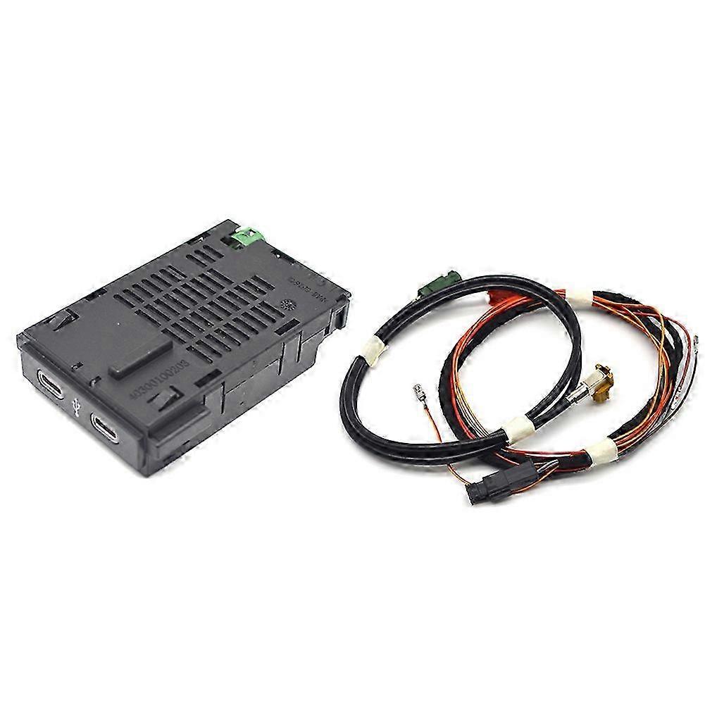 2gd035736 For Id6 2019-2024 2018-2024 Carplay Switch With Cable Front Row Dual Usb-c Carplay Switch