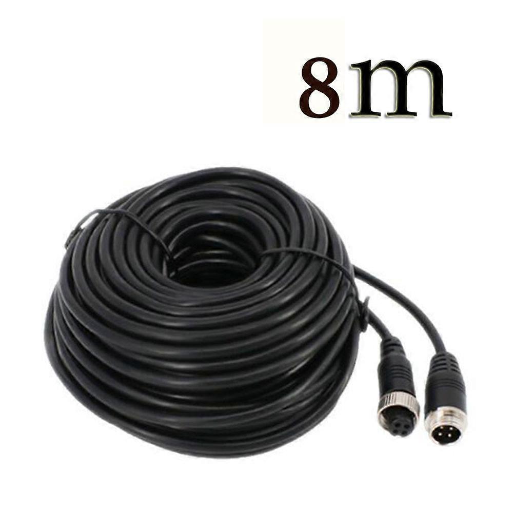 3m / 5m / 6m / 7m / 10m /15m 32FT 4-Pin Aviation Extension Cable for Car Video Rear view Camera Truck Trailer