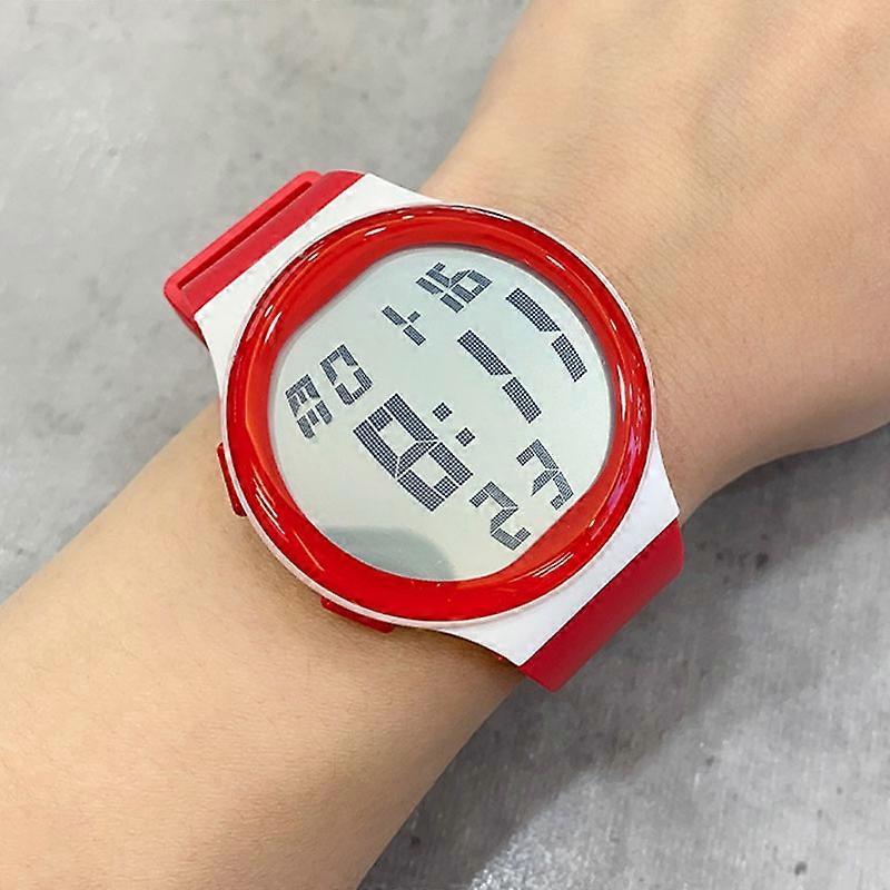 SANDA Big Numbers Full Size Digital Watch Easy to Read 5ATM Waterproof Sport Watches Spherical design Watch For Men Dropshipping