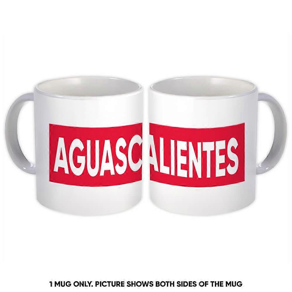 Gift Mug: Aguascalientes Mexico Red