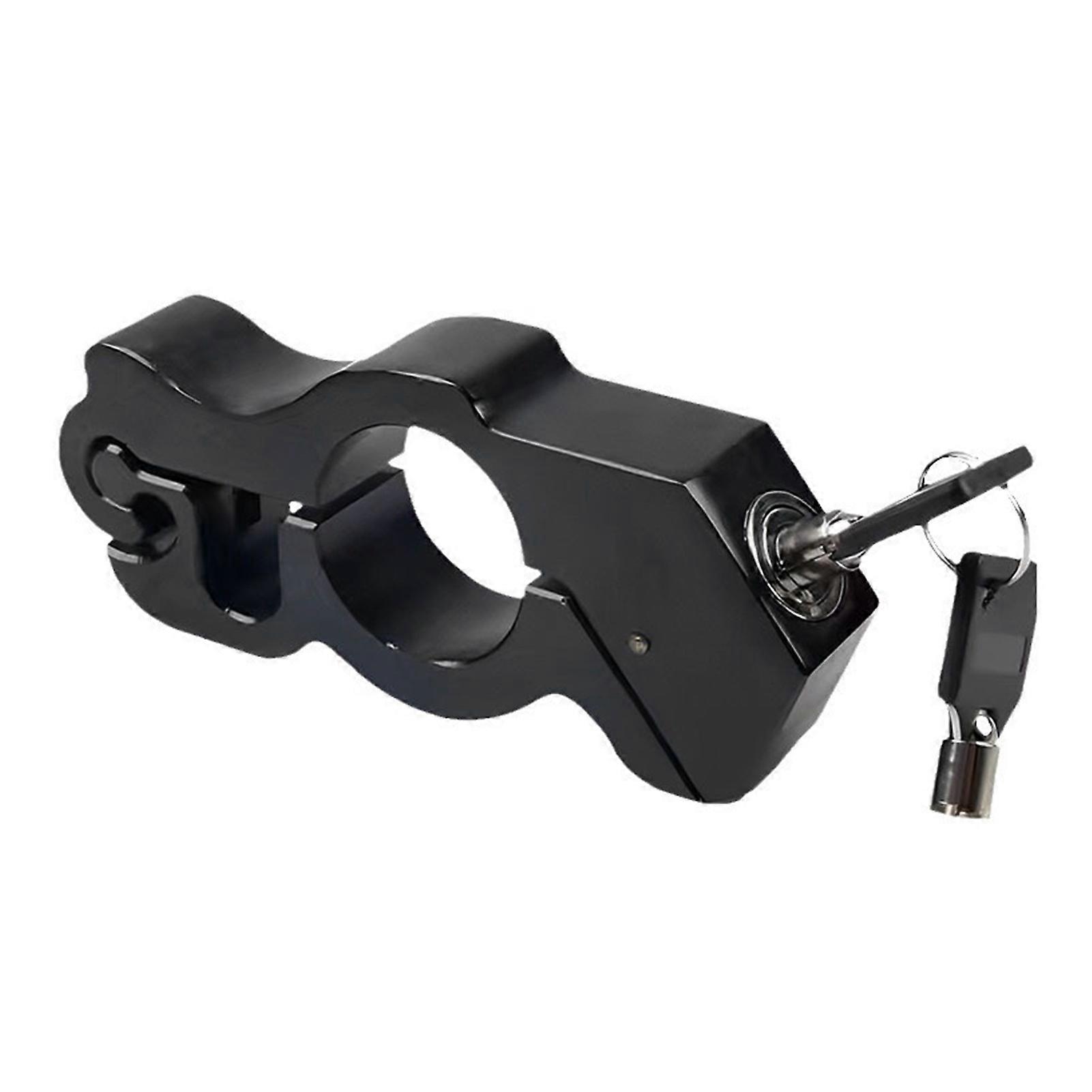 Handlebar Lock with Two Keys Heavy Duty Anti-Theft Adjustable Throttle Brake Lock Scooter Moped ATV Motorcycles Bikes Security Lock