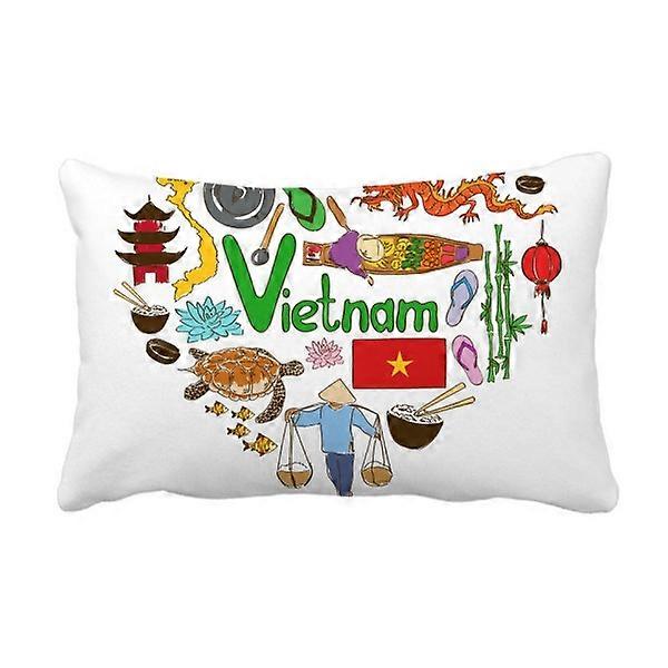 Vietnam Throw Pillow