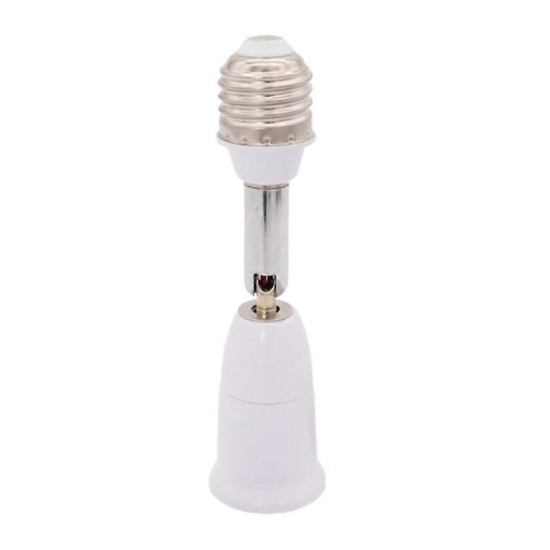 E27 Medium Base Socket Extender Adapter, 180 Degree Bendable Light Fixture