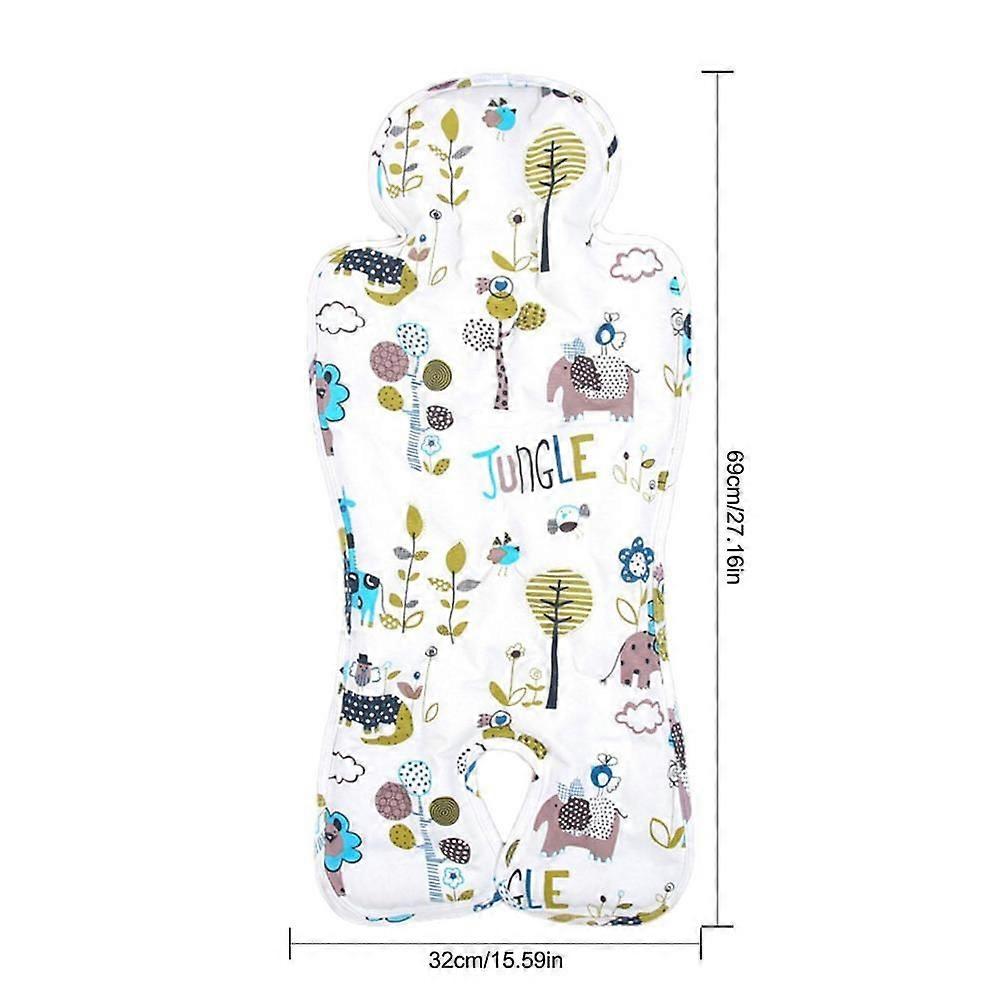 Stroller Cooling Pad Stroller Insert Cooled Temperature Seat Gel Pad Mat With Breathable Stroller Liner Insert Car Seat Liner