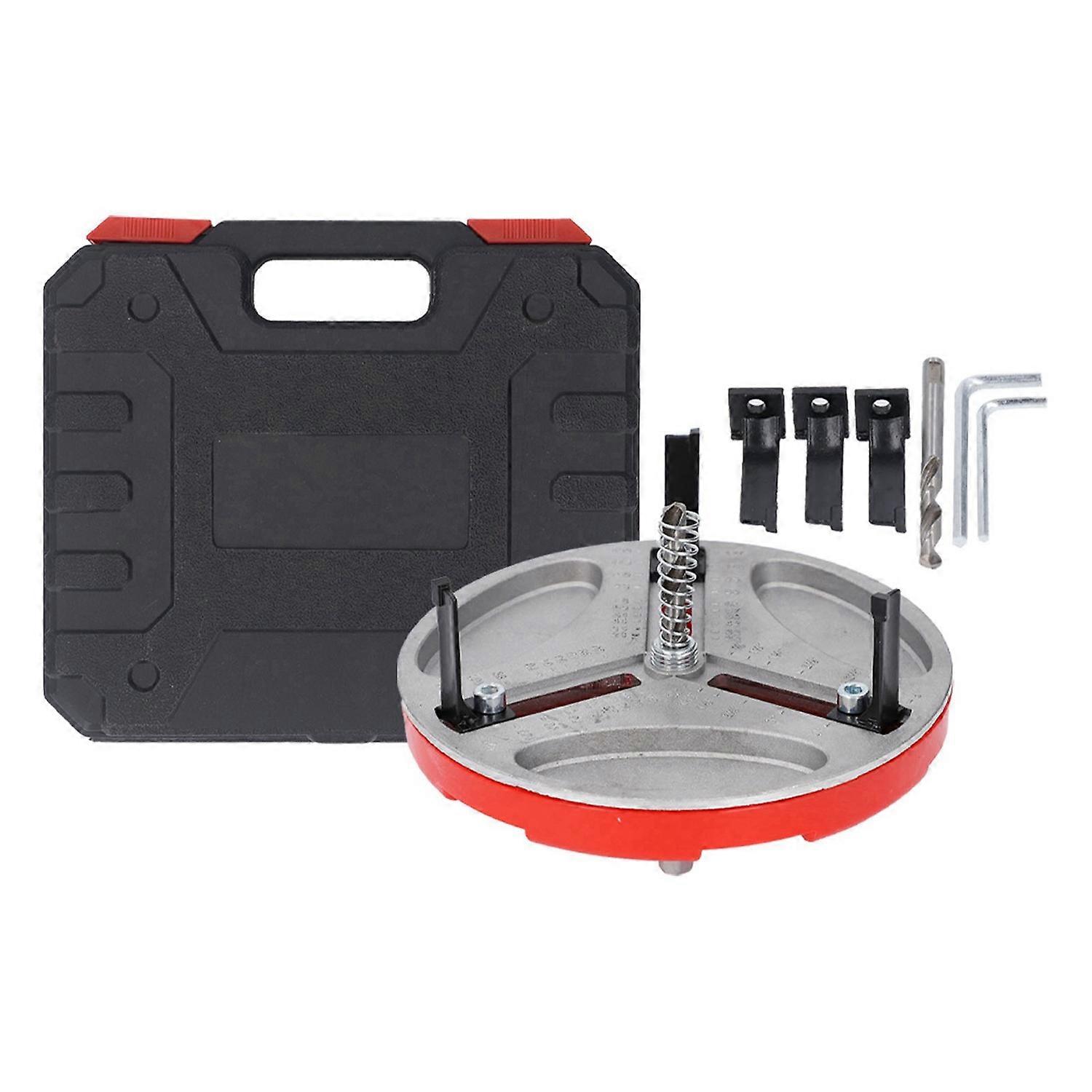 Adjustable Punching Saw Tool 25‑130mm 1/4‑5in Round Hole Opener with 6 Alloy Blades for Furniture Re