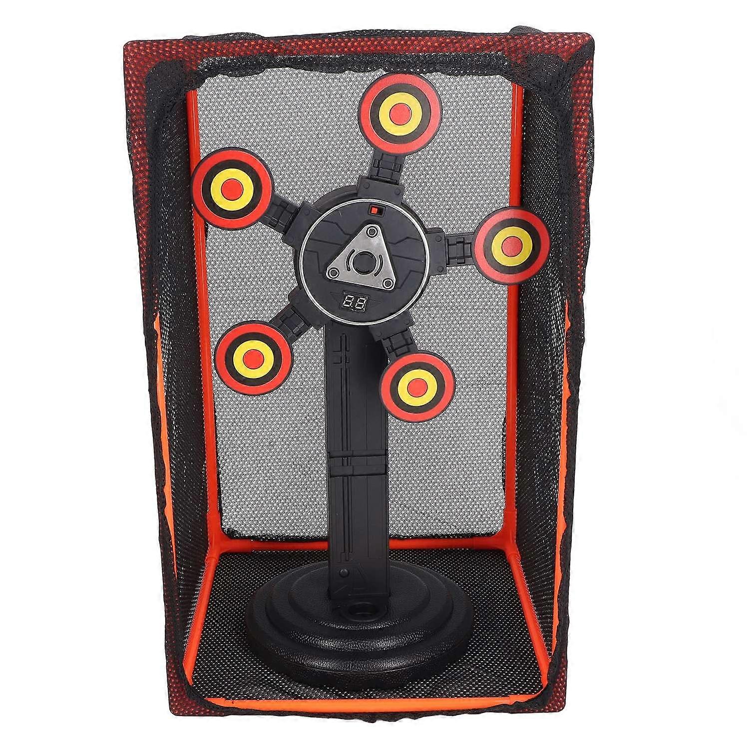 Electric Target Toy Auto Reset Rotatable Target Toy with Electronic Scoring System 