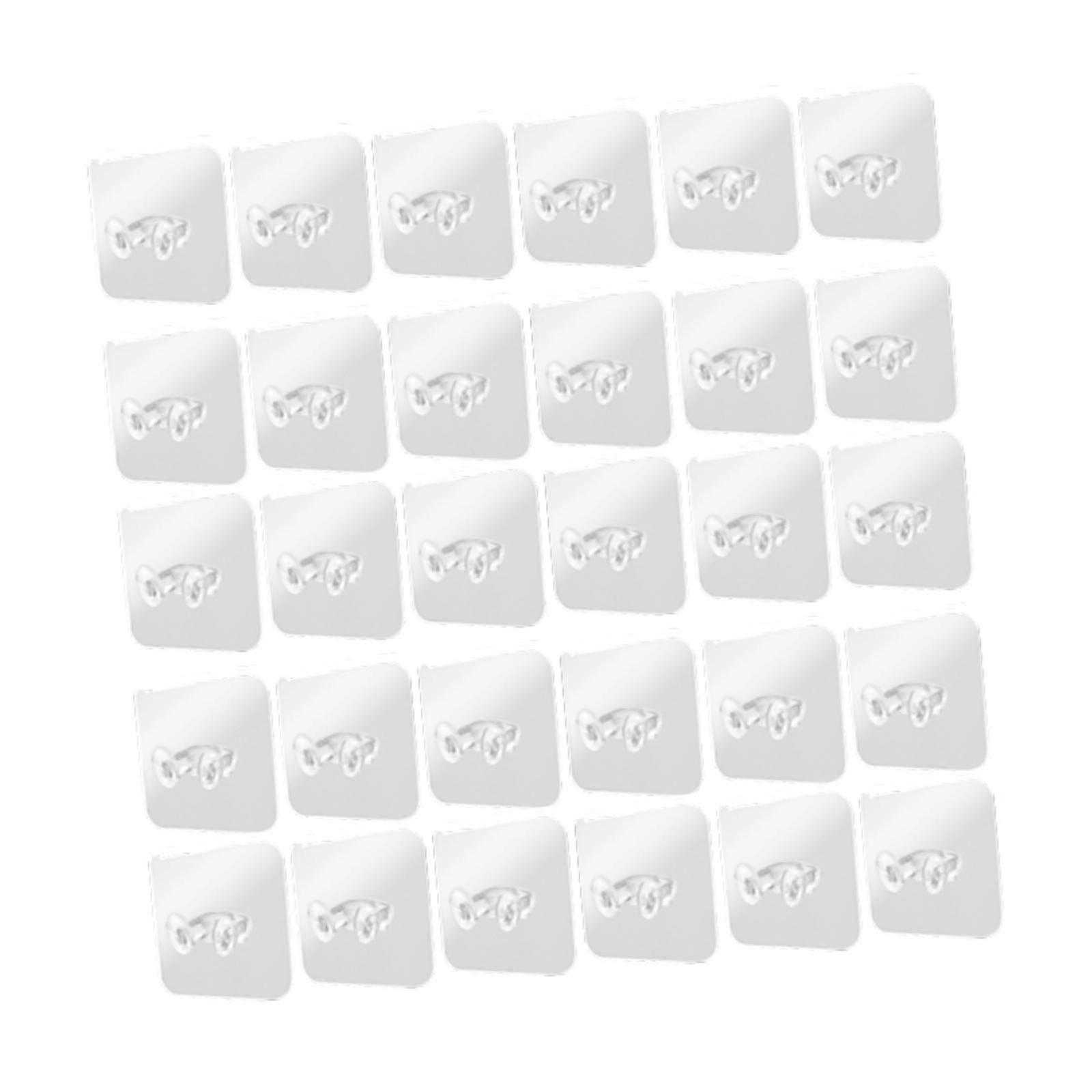 Badminton Racket Hooks Storage Organizer Wall Hooks for Home Gym Living Room 30pcs
