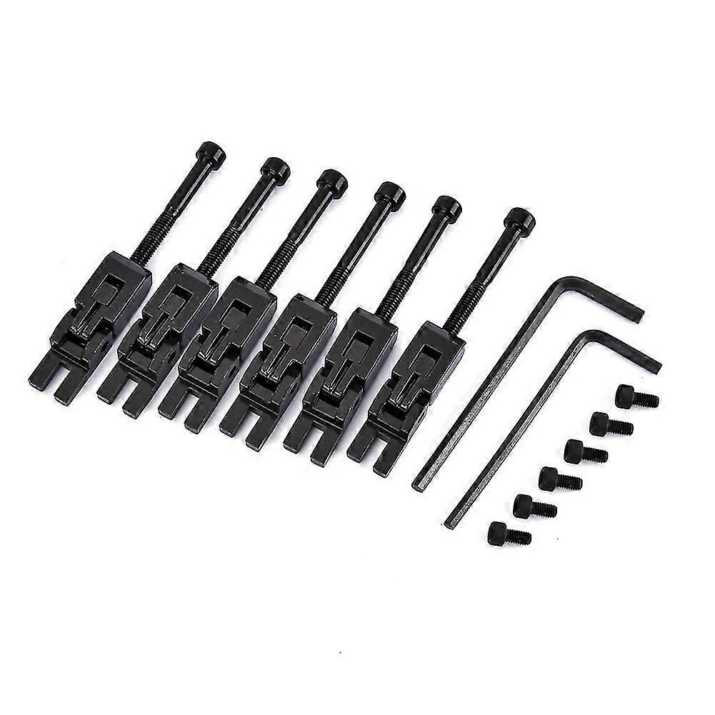 6pcs Double Locking System String Saddles For Floyd Rose Guitar Tremolo Bridge