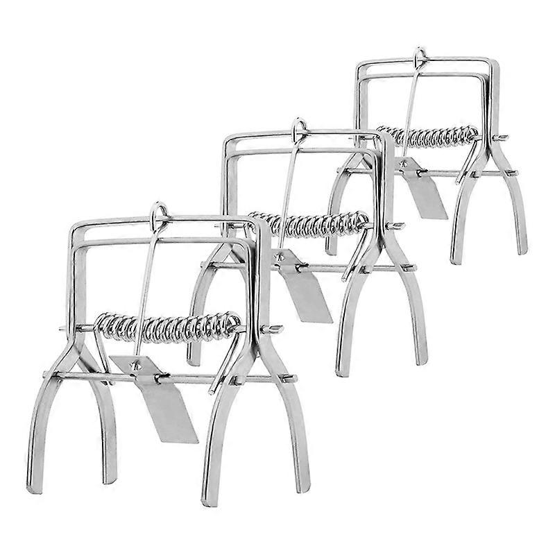 Mole Trap (Pack of 3) Powerful Trap to Catch Moles Protect Your Lawn & Garden , Reusable Mole Trap