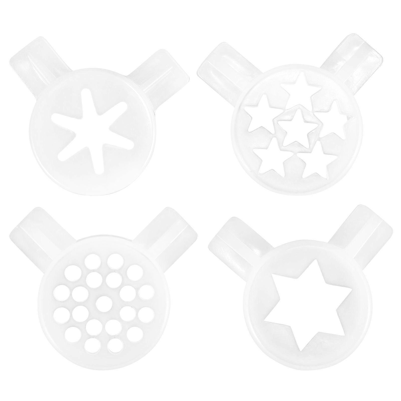 4pcs חרירי מכונת גלידה דוגמנות כובעים אביזרי מכונת גלידה חלקי חילוף
