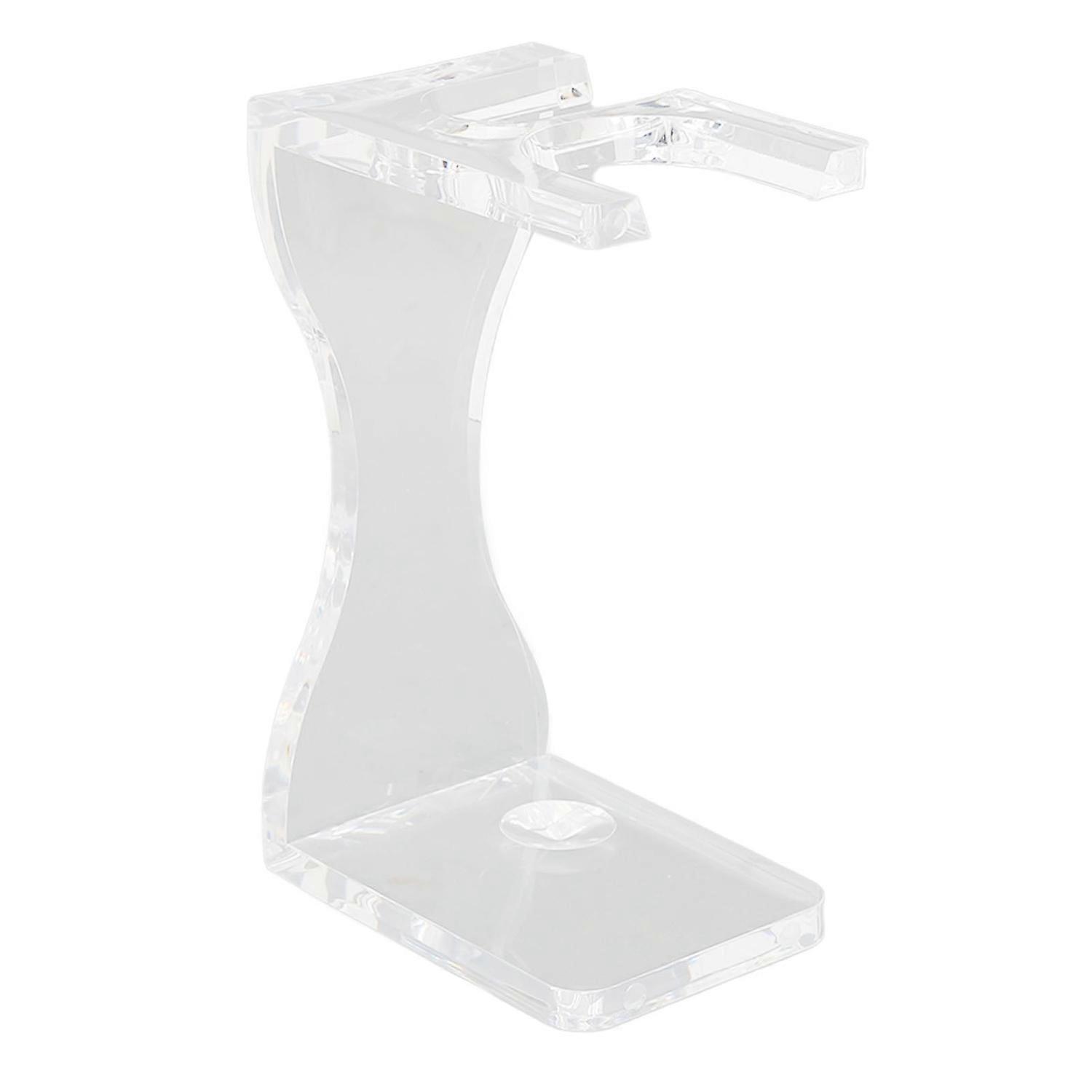 Acrylic Beard Brush Holder Multipurpose Transparent Space Saving Sturdy Construction Beard Brush Dis