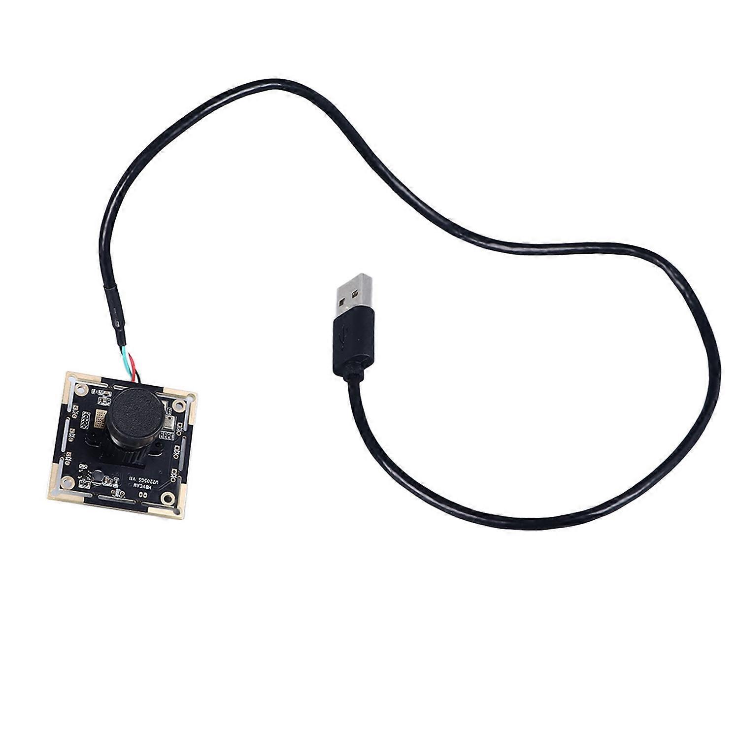 2MP Color Camera Module Global Exposure High Speed Scanning USB Camera Board with Microphone 94° wit