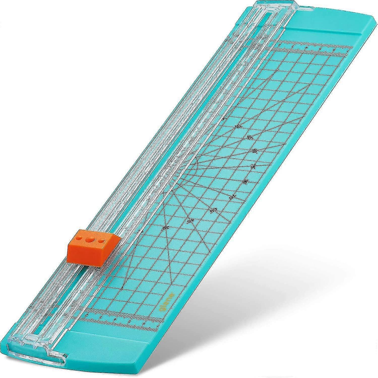 A4 Paper Cutter 12 Inch Titanium Paper Trimmer Scrapbooking Tool with Automatic Security Safeguard and Side Ruler for Craft Paper