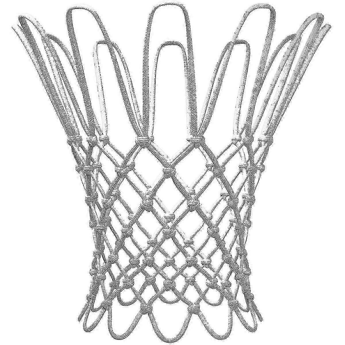 Spalding Heavy Duty Δίχτυ Μπάσκετ Εσωτερικού/Εξωτερικού Χώρου - Λευκό