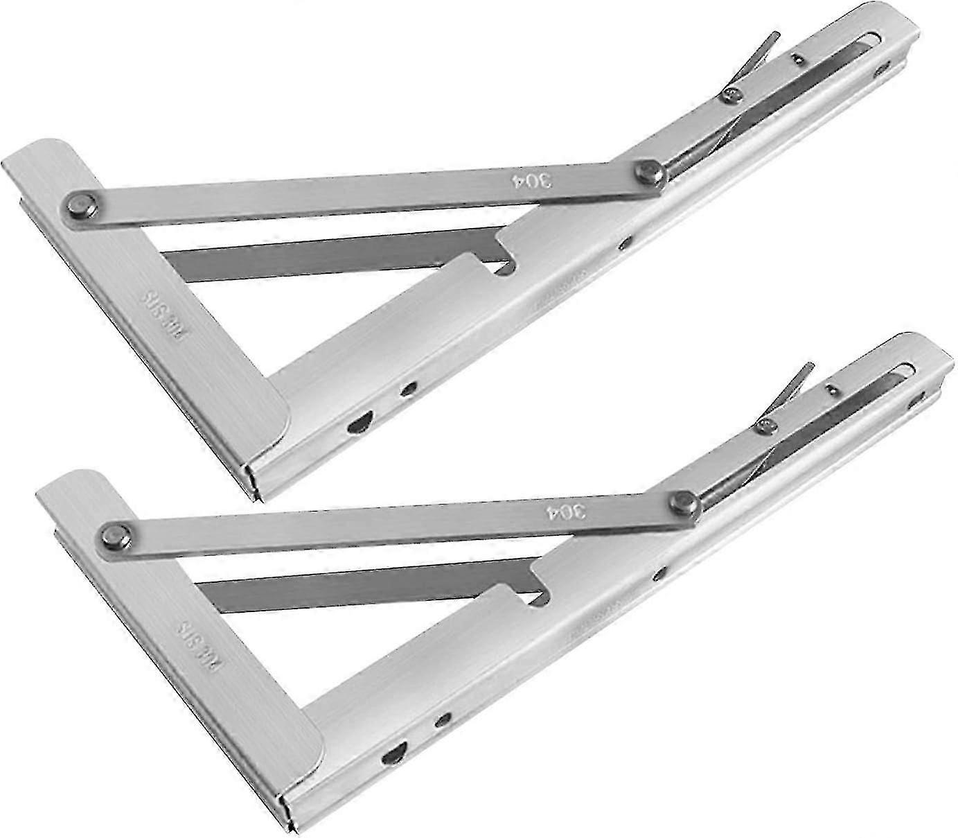 Wall Mounted Support Bracket | Foldable Wall Bracket | Heavy Duty Folding Bracket | 2 Wall