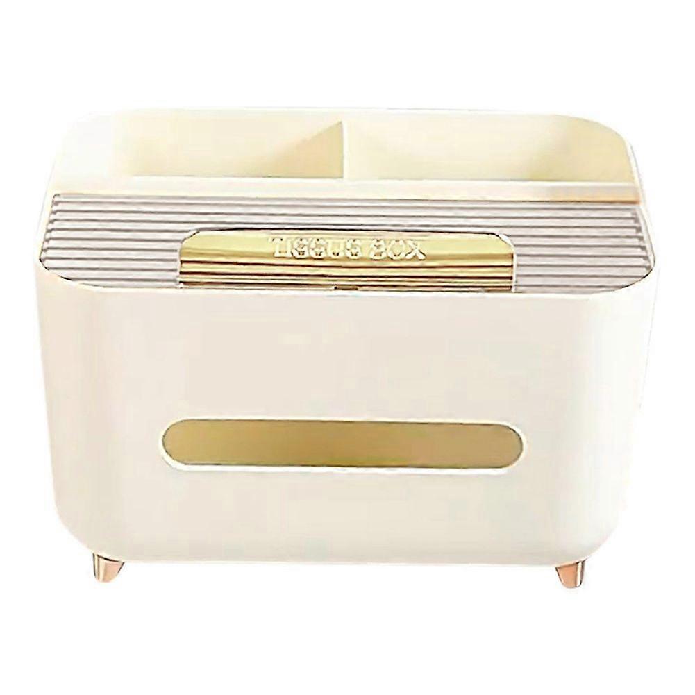 Tissue Box Living Room Desktop Coffee Table Bedroom Cream Style Remote Control Storage Paper Box B