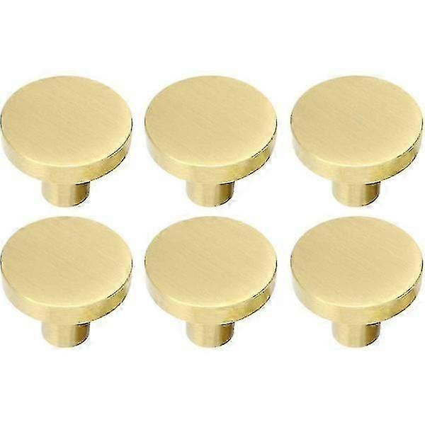 Solid Brass Round Cabinet Knobs, Round Cabinet Door Handles Bh