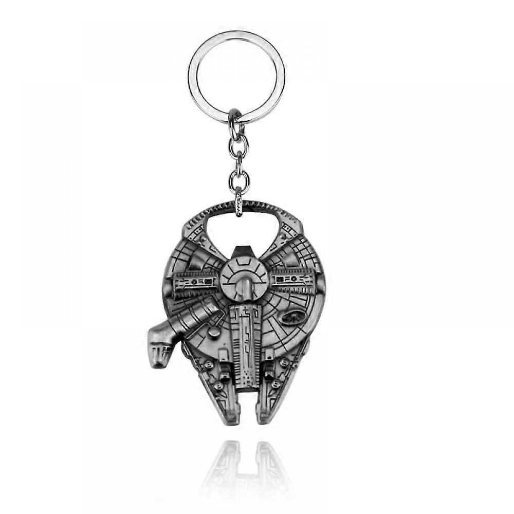 Star Wars Millennium Falcon Keychain, Silver