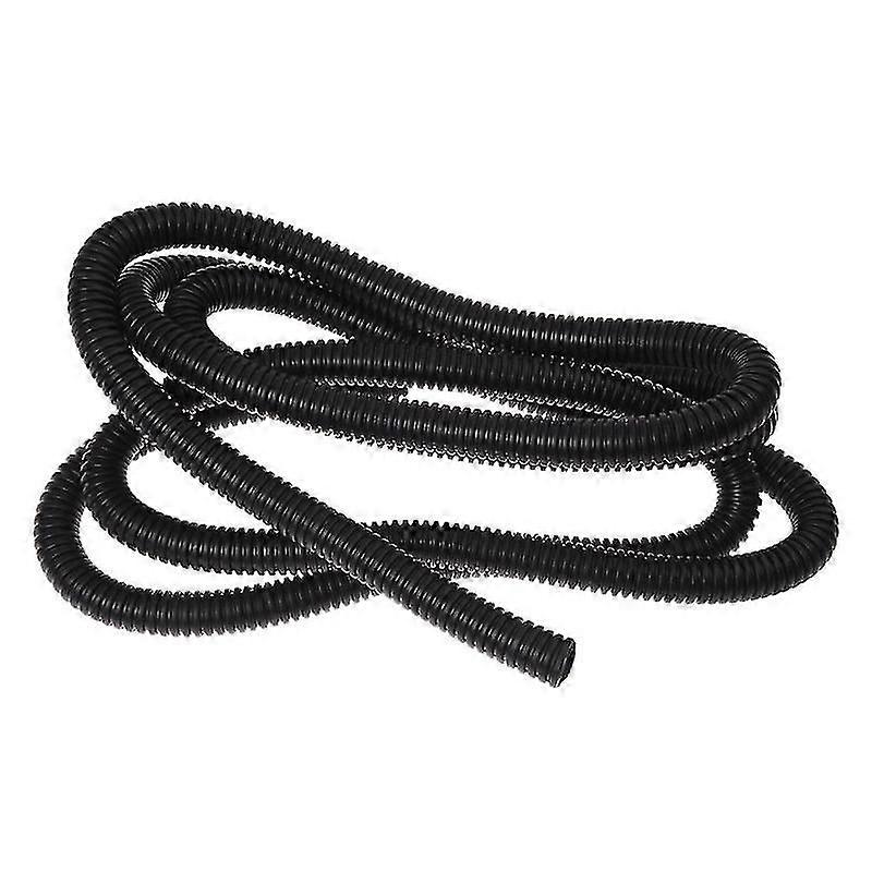 Electric Wire Protector 1/2" Dia Corrugation Split Loom Tubing Pipe 6.5Ft