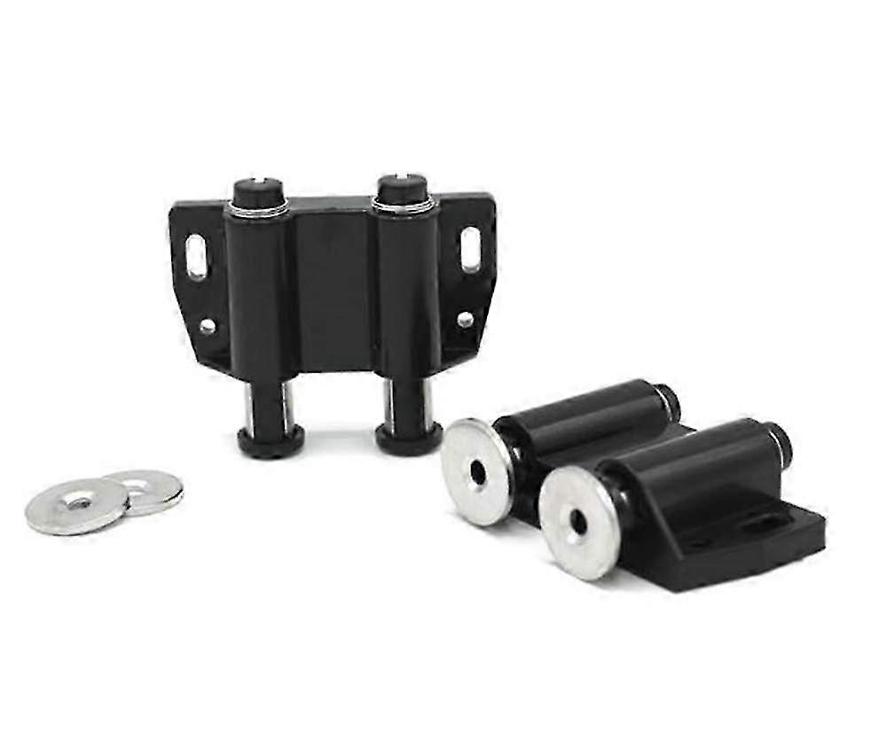 Magnetic Push-Open Latch, Black Cabinet Drawer Hardware