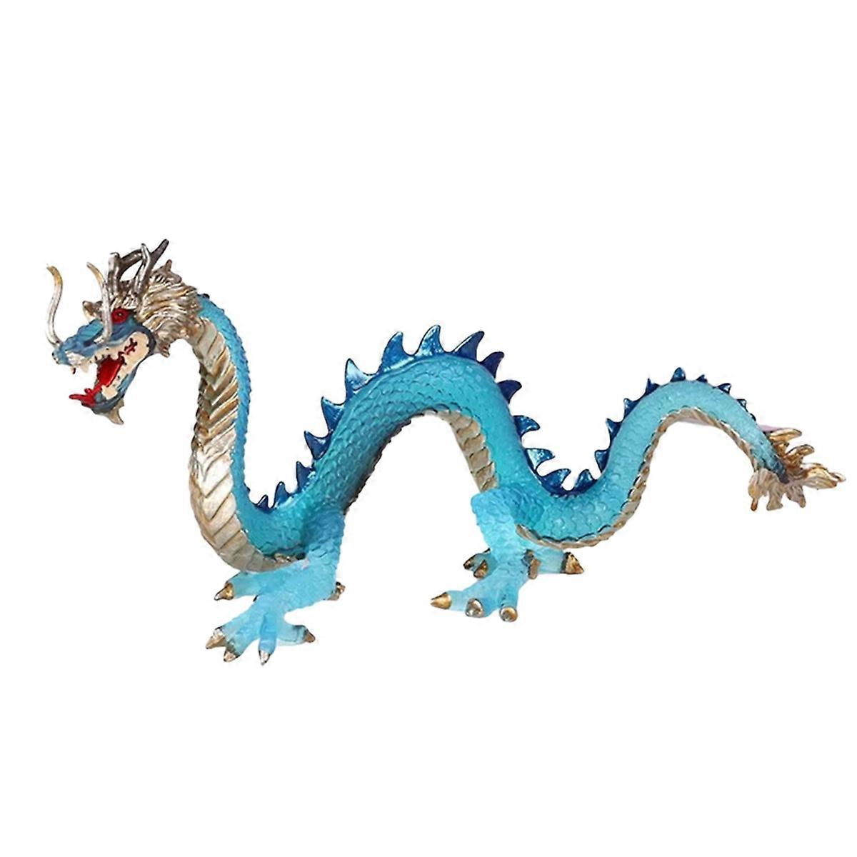 Feng Shui Dragon Statue Lucky Dragon Statue Decoration Realistic Table Decor Animal Centerpiece Scu