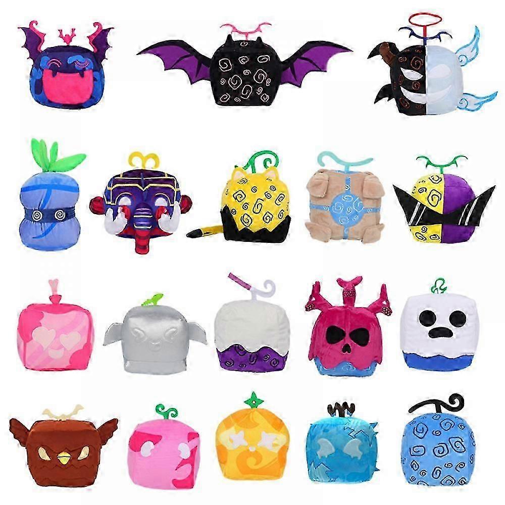 Blox Fruits 봉제 인형 인형 Demonic Fruit는 친구들을 위한 명절 생일 선물로 훌륭한 선택이 될 수 있습니다