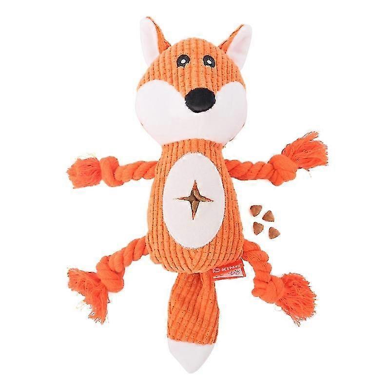 Squeak Dog Toy Interactive Stuffed Chew Toy Keep Pet Healthy Feeder Toy