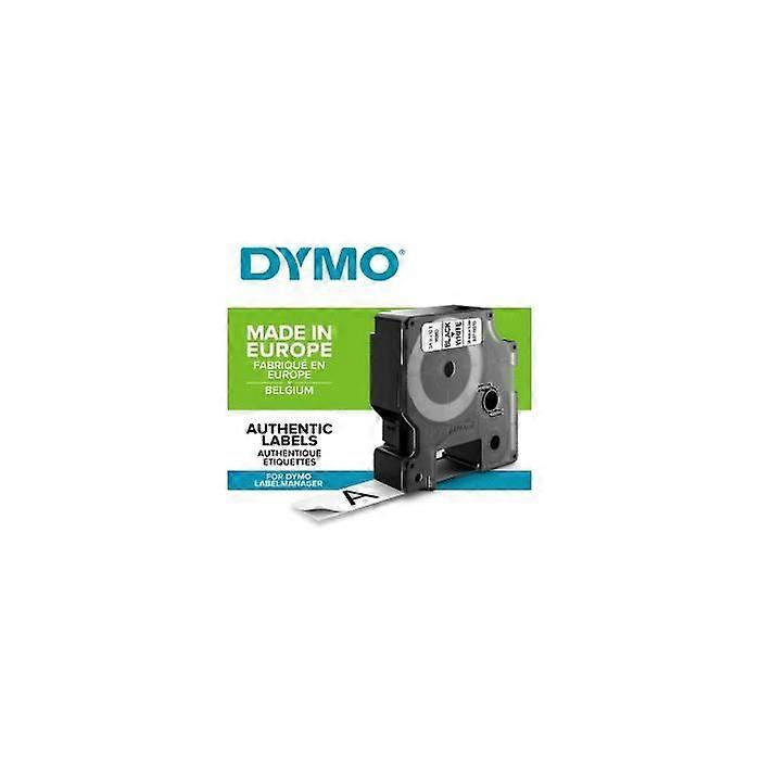 DYMO - LabelManager high performance D1 ribbon cassette - Permanent Polyester - Black/White