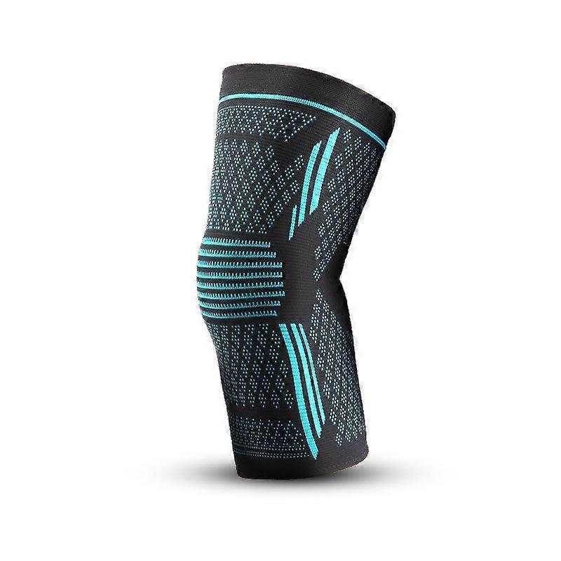 Four Sided Elastic Knee Pads With Double Ripple Silicone Anti Slip Nylon Knitted Breathable Outdoor Cycling And Mountaineering Sports Protective Gear