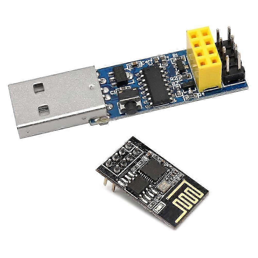 USB vers ESP8266 Breakout CH340C ESP-01 ESP-01S Prog WiFi Programmateur Downloader Adaptateur avec Reset Auto Download Circuit js