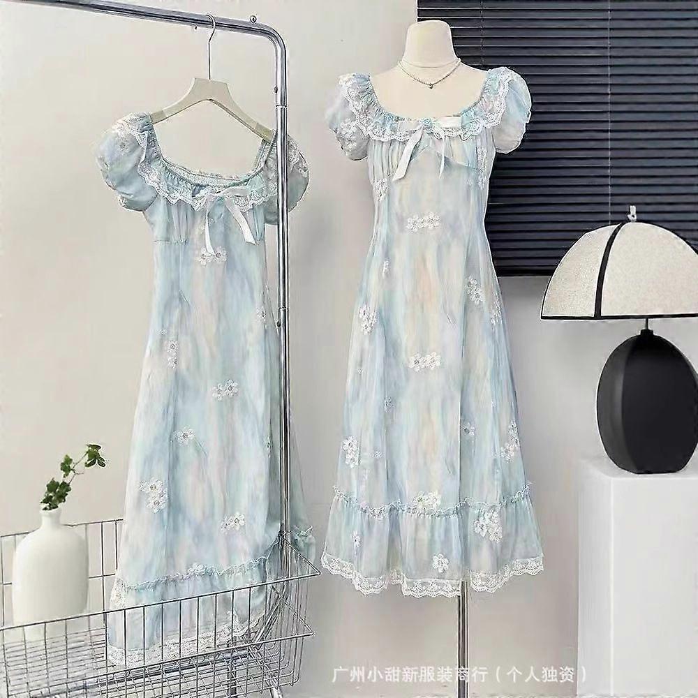 Coréen Simple Lazy Relaxed Design Sweet Dress Grande Taille Robe Taille Femmes