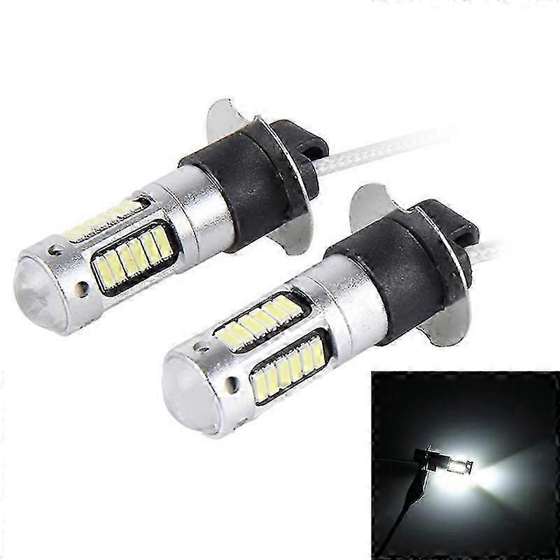 2 PCS H3 10W 30 SMD-4014 LEDs Car Fog Light, DC 12V