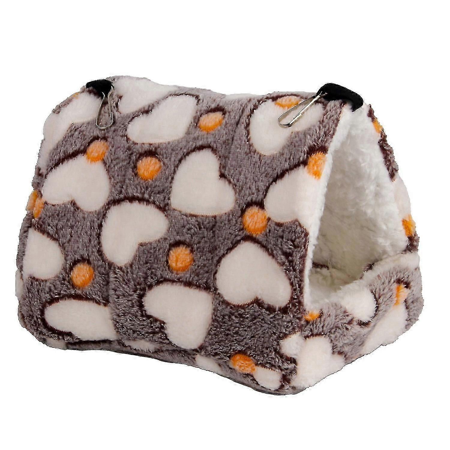 Hamster Nest Comfortable Warm Guinea Pig Bed House Soft Fabric Plush Small Pet Hideout for Small