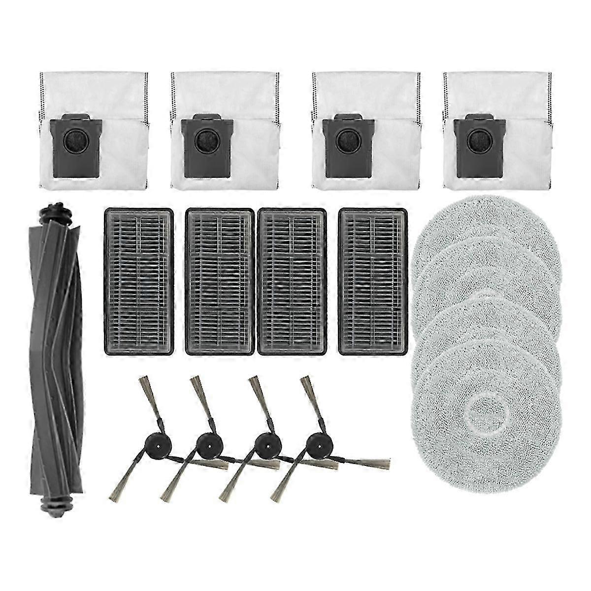 X40マスター交換部品アクセサリーメインサイドブラシHEPAフィルターモップクロスダストバッグ用