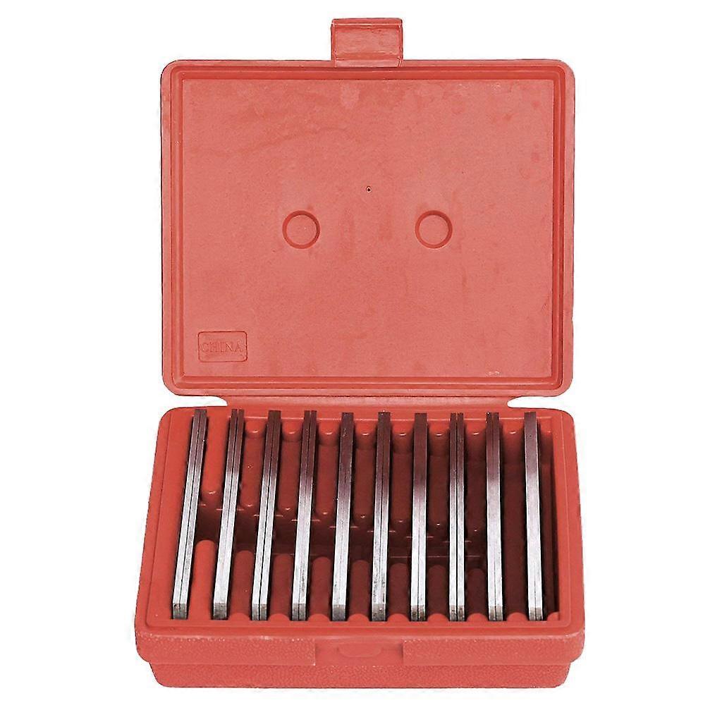 20PCS Machinist Steel Parallel Set Precision Ground Gauge Block 1/8'' x 6''