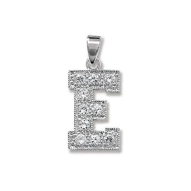 Acotis Silver Pendant Zirconia Set Initial G6126/E