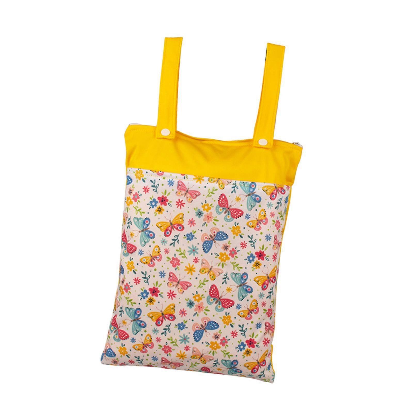 Bolsa de Fraldas para .84'' X 13.78'', Bolsa de Armazenamento de Toalhetes de Bebê com Alças Duplas Portáteis