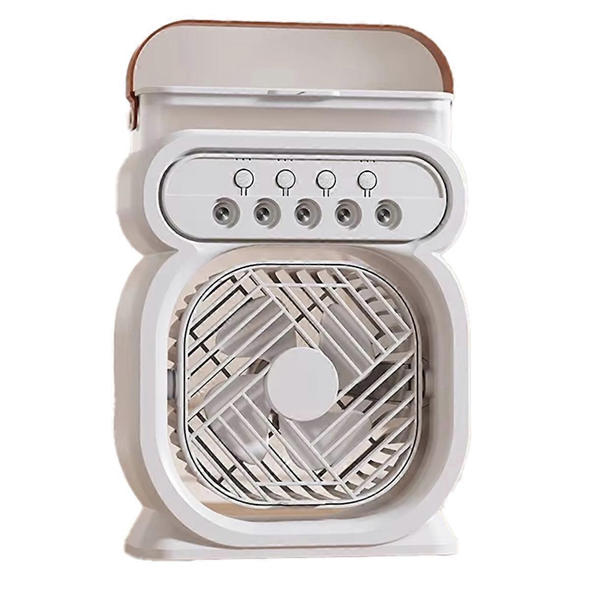 3 in 1 Fan AIr Conditioner Household Small Air Cooler LED White