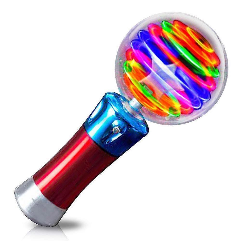 Spinning Magic Light with Sticks Color Effects, LED Rotating Light Show, Indoor Party Decor, Multi-Color Illumination