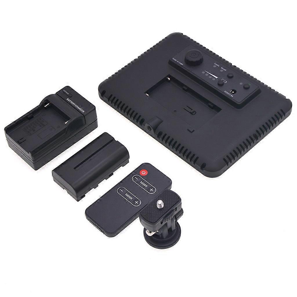 1Set Super Slim LED Video Light Panel LCD Display Screen Bi-Color Dimmable Studi  5600 K